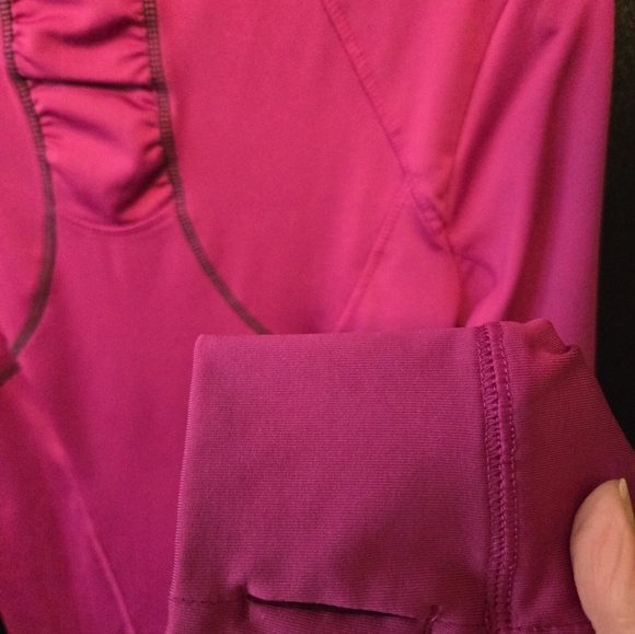 RBX Women's Magenta Quarter-Zip Performance Top Sz Small - Picture 4 of 4